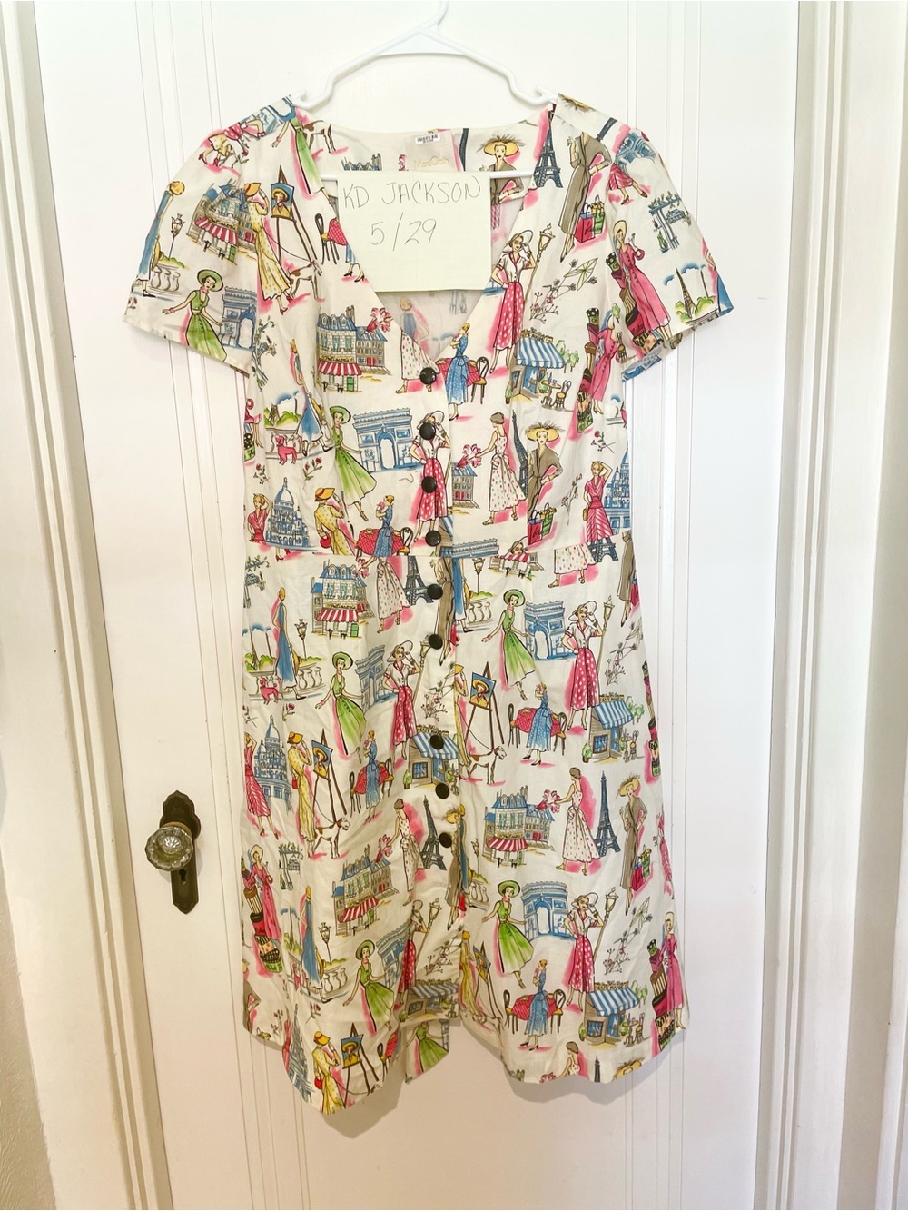 ModCloth Dress with Vintage Ladies Print